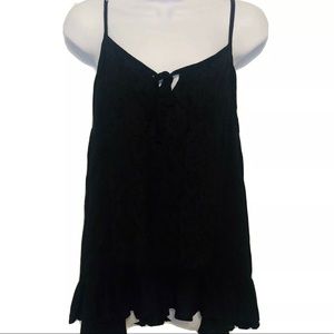 Torrid Black Lace Sleeveless Top Torrid 0